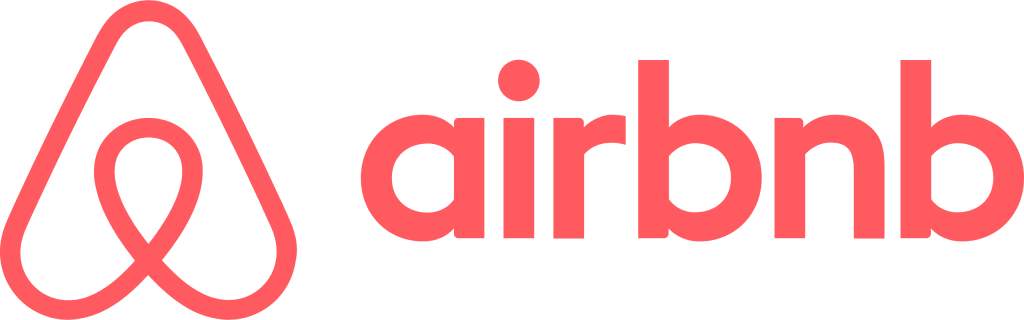 Airbnb logo within a section on the power of industry awards